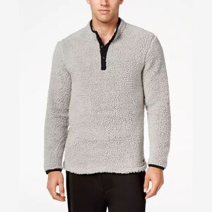 🥳 HP 🥳 5 for $20 | Kenneth Cole Reaction Fleece Sherpa Henley Pullover Top